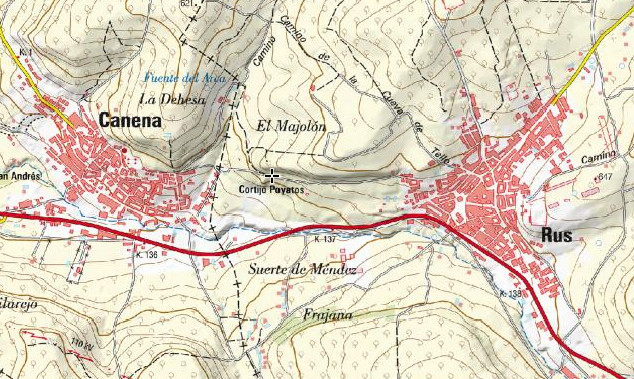 Camino de los Pinos - Camino de los Pinos. Mapa