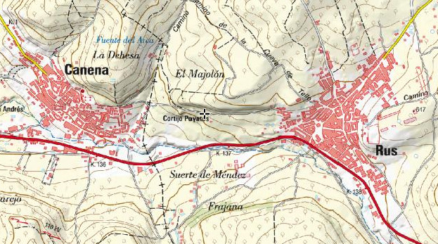 Caracol del Camino de los Pinos - Caracol del Camino de los Pinos. Mapa