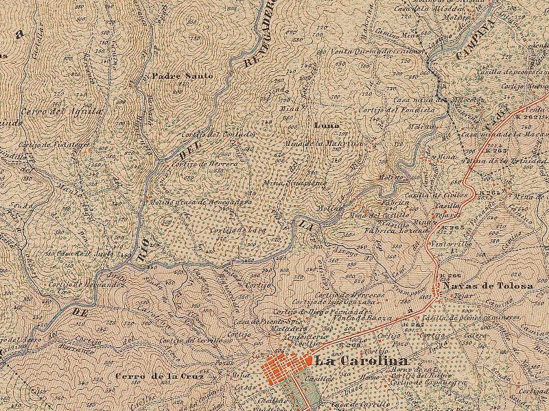 Ro de la Campana - Ro de la Campana. Mapa de 1895