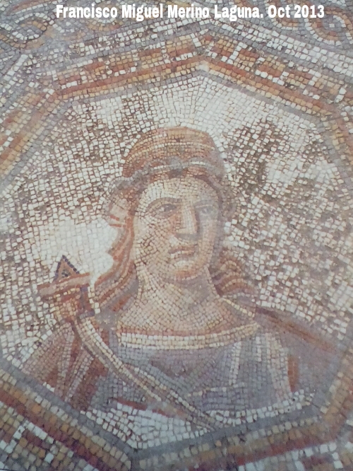 Villa Romana de Bruel - Villa Romana de Bruel. Mosaico de la habitacin n 33