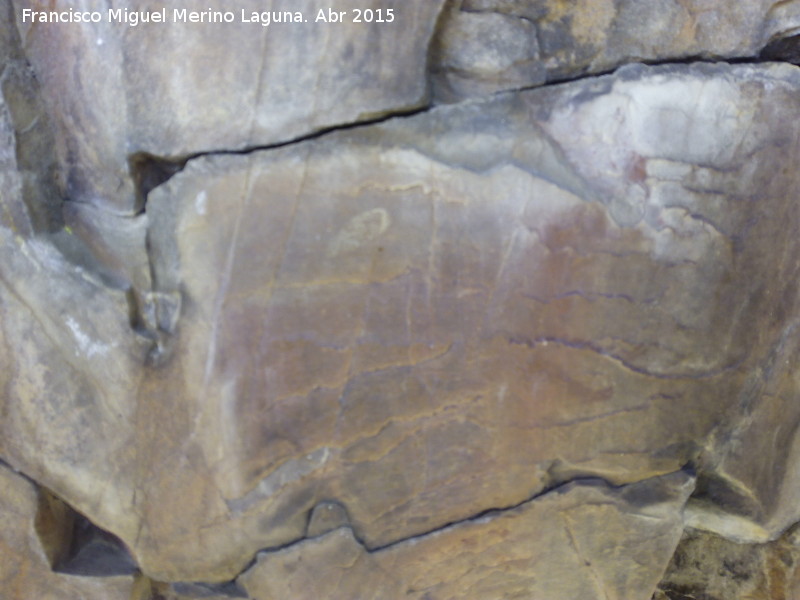 Pinturas rupestres del Abrigo de la Cueva del Santo Grupo II - Pinturas rupestres del Abrigo de la Cueva del Santo Grupo II. Cpridos