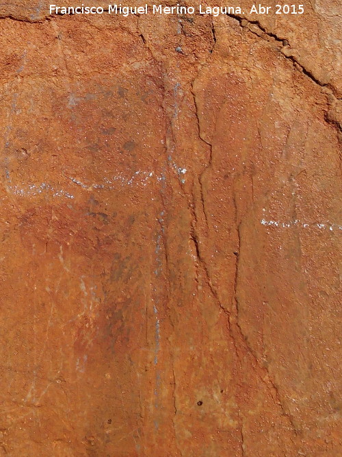 Pinturas rupestres del Abrigo de la Cueva del Santo Grupo IV - Pinturas rupestres del Abrigo de la Cueva del Santo Grupo IV. Sol