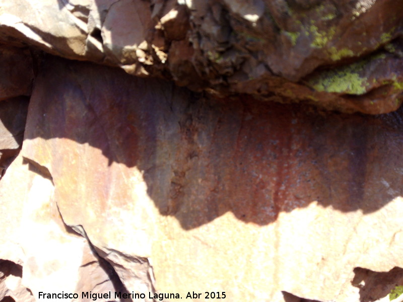 Pinturas rupestres del Abrigo de la Cueva del Santo Grupo VI - Pinturas rupestres del Abrigo de la Cueva del Santo Grupo VI. Pinturas rupestres