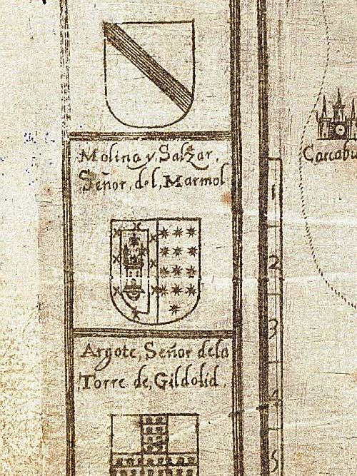 Historia del Marmol - Historia del Marmol. Mapa 1588