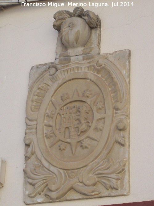 Casa de los Vilches - Casa de los Vilches. Escudo de los Vilches