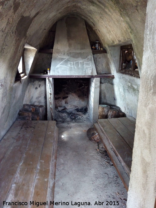 Refugio del Collado de la Aviacin - Refugio del Collado de la Aviacin. Interior