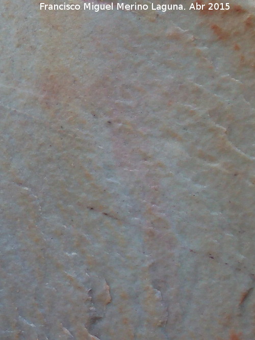 Pinturas rupestres de las Vacas del Retamoso XII Grupo II - Pinturas rupestres de las Vacas del Retamoso XII Grupo II. Antropomorfo cruciforme