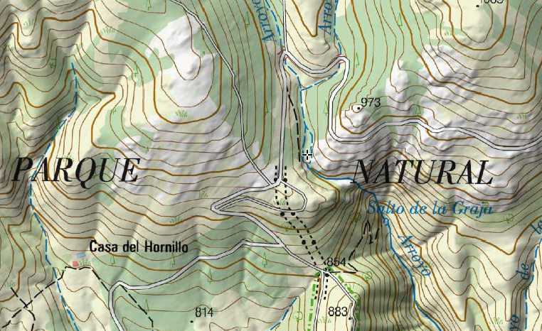 Pantanillo del Arroyo del Rey - Pantanillo del Arroyo del Rey. Mapa