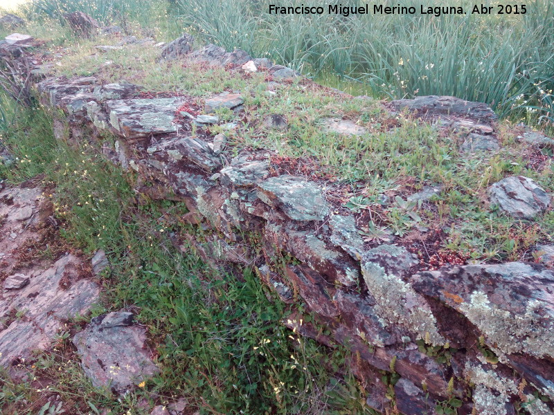 Noria de las Suertes de Miranda - Noria de las Suertes de Miranda. Muro de contencin