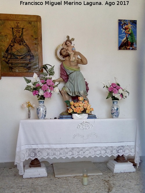 Ermita de San Cristbal - Ermita de San Cristbal. Altar