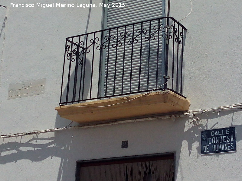 Calle Condesa de Humanes - Calle Condesa de Humanes. Placa antigua y placa nueva