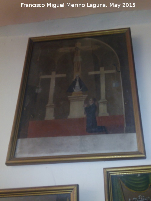 Cristo del Calvario - Cristo del Calvario. Cuadro del siglo XIX