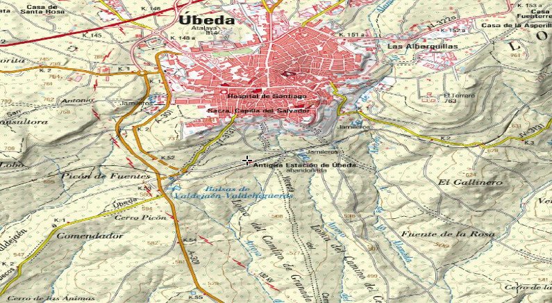 Estacin de beda - Estacin de beda. Mapa