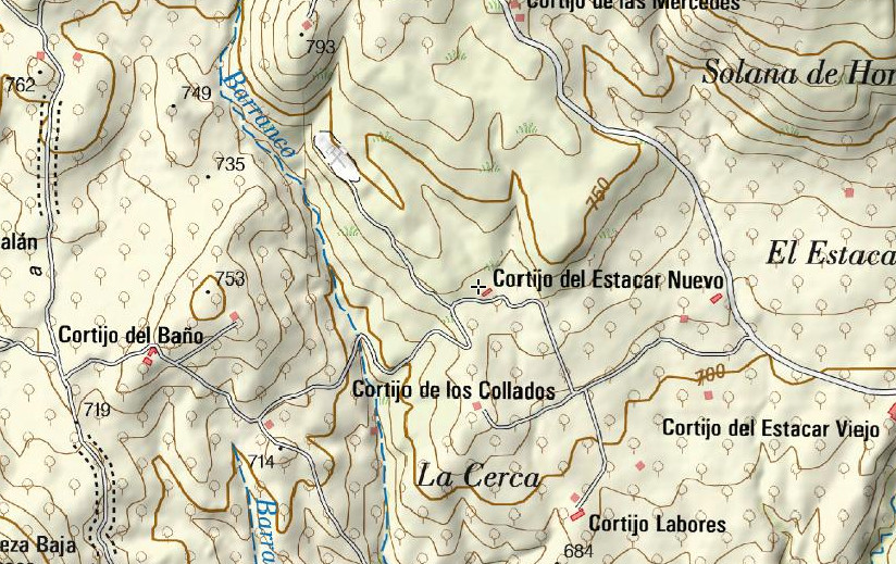 Cortijo de la Cerca - Cortijo de la Cerca. Mapa