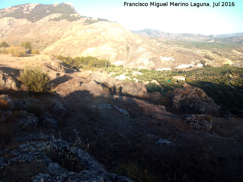 Necrpolis visigoda del Cerro de San Marcos - Necrpolis visigoda del Cerro de San Marcos. Vistas del yacimiento