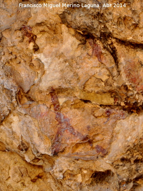 Pinturas rupestres de la Cueva del Engarbo I. Grupo II. Panel III - Pinturas rupestres de la Cueva del Engarbo I. Grupo II. Panel III. Panel
