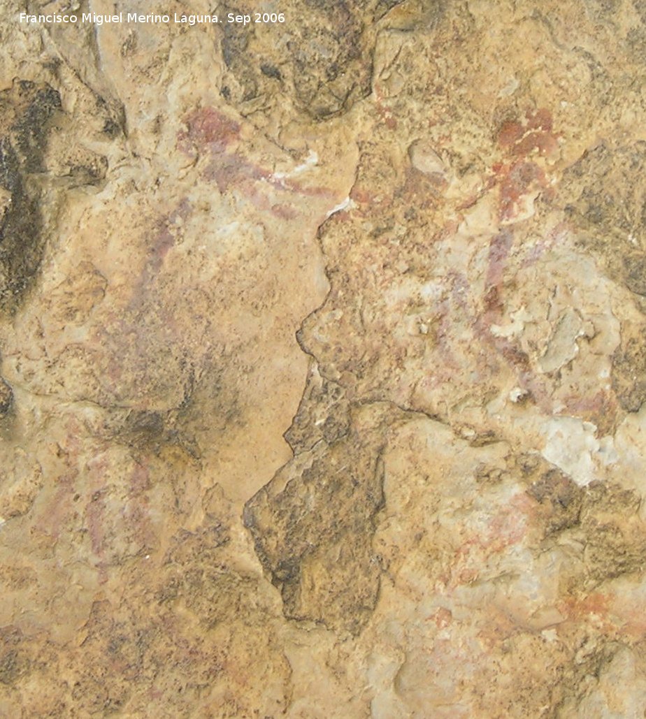 Pinturas rupestres de la Cueva del Engarbo II. Grupo I - Pinturas rupestres de la Cueva del Engarbo II. Grupo I. Escena de la ofrenda