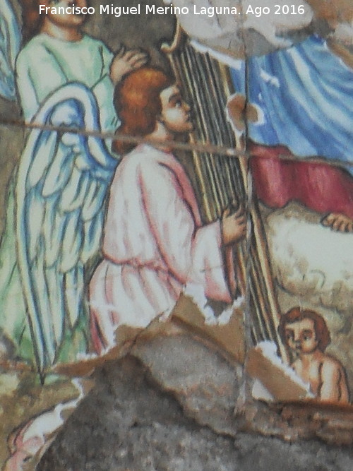 Cortijo del Cerrillo de la Divina - Cortijo del Cerrillo de la Divina. ngel tocando el arpa