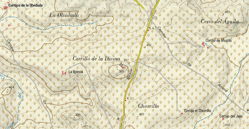 Cortijo del Cerrillo de la Divina - Cortijo del Cerrillo de la Divina. Mapa