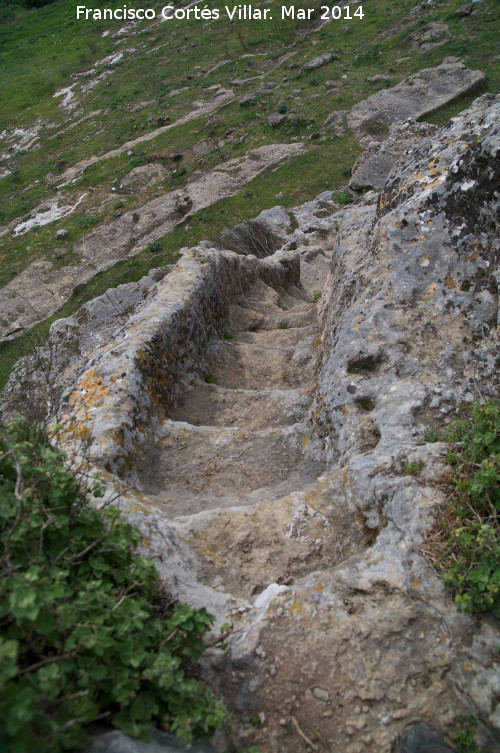 Oratorio visigodo de Giribaile. Escaleras - Oratorio visigodo de Giribaile. Escaleras. 