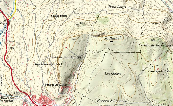 Tajos de El Hacho - Tajos de El Hacho. Mapa