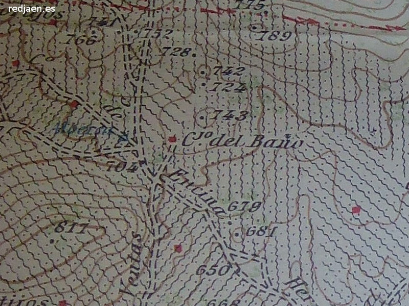 Cortijo del Bao - Cortijo del Bao. Mapa