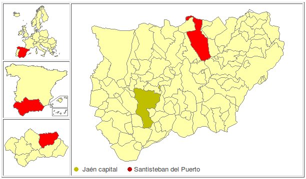 Santisteban del Puerto - Santisteban del Puerto. Localizaci�n