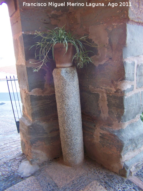 Iglesia de Santa Mara del Collado - Iglesia de Santa Mara del Collado. Columna