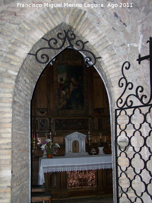 Iglesia de Santa Mara del Collado - Iglesia de Santa Mara del Collado. Capilla lateral