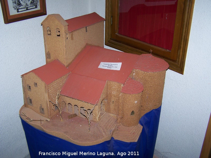 Iglesia de Santa Mara del Collado - Iglesia de Santa Mara del Collado. Maqueta