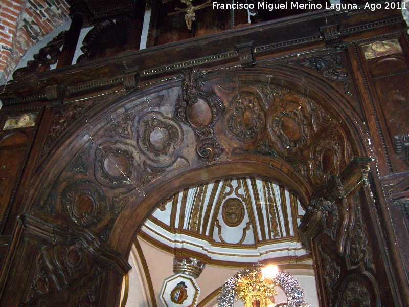 Iglesia de Santa Mara del Collado - Iglesia de Santa Mara del Collado. Retablo de caoba