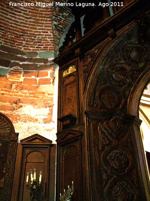 Iglesia de Santa Mara del Collado - Iglesia de Santa Mara del Collado. Retablo de caoba