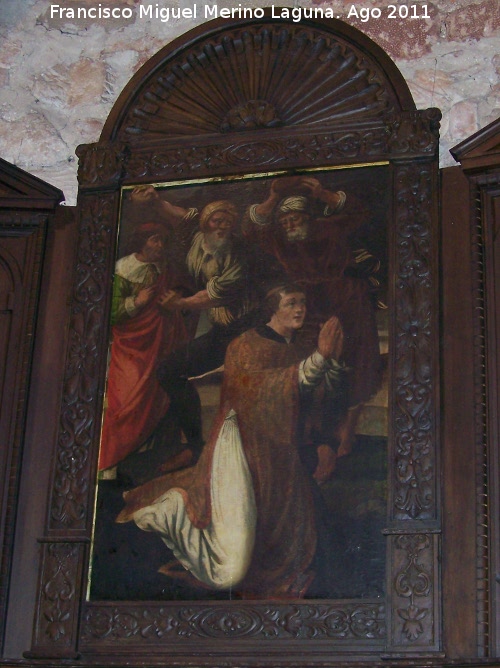 Iglesia de Santa Mara del Collado - Iglesia de Santa Mara del Collado. leo sobre tabla del siglo XVII.