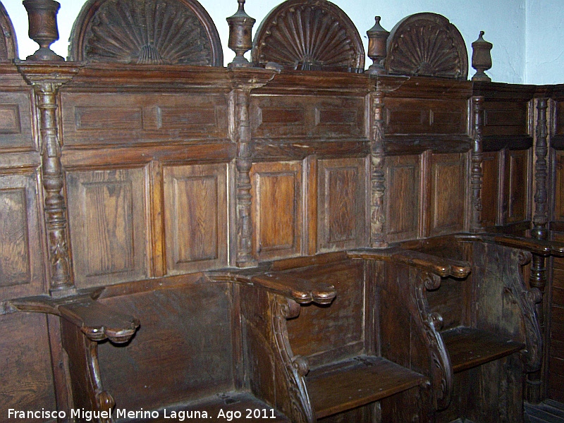 Iglesia de Santa Mara del Collado - Iglesia de Santa Mara del Collado. Sillas del coro