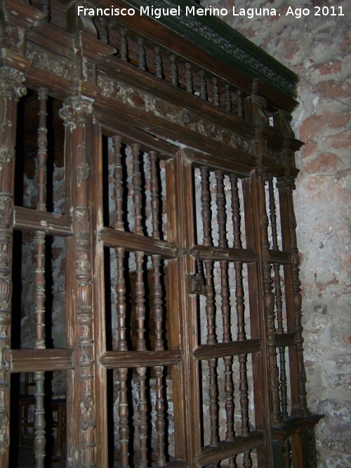 Iglesia de Santa Mara del Collado - Iglesia de Santa Mara del Collado. Reja del coro