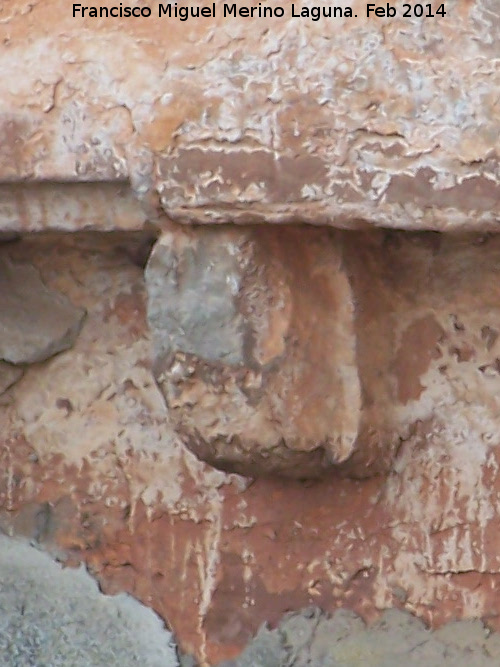 Iglesia de Santa Mara del Collado - Iglesia de Santa Mara del Collado. Canecillo