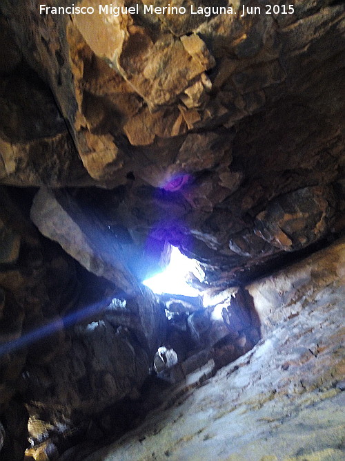 Pinturas rupestres de la Cueva de la Desesperada - Pinturas rupestres de la Cueva de la Desesperada. Techo de la Cueva