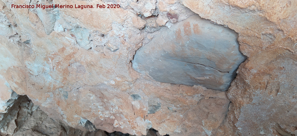 Castillo del Poyato - Castillo del Poyato. Restreg�n y la mano