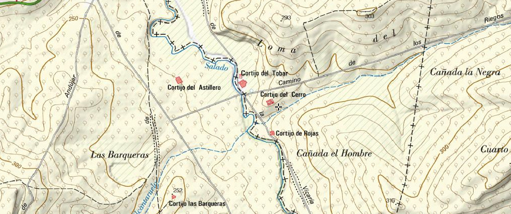 Cortijo del Cerro - Cortijo del Cerro. Mapa