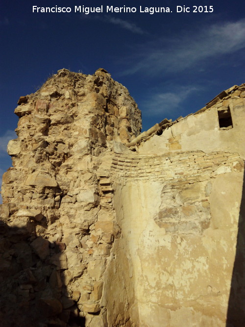 Castillo de la Macarena - Castillo de la Macarena. Arranque de la bveda de media naranja de ladrillo macizo