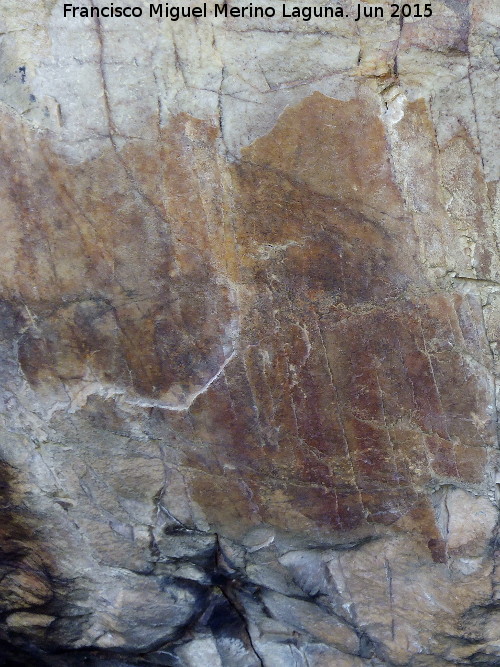 Pinturas rupestres del Barranco de la Cueva Grupo V - Pinturas rupestres del Barranco de la Cueva Grupo V. Pinturas centrales