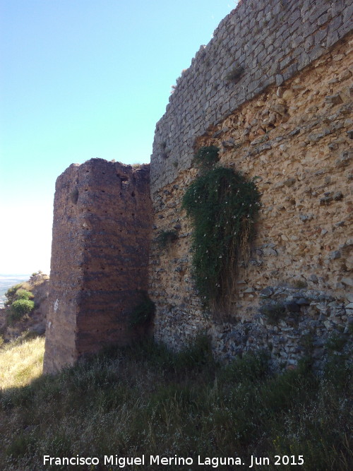 Muralla de Jan. Lienzo Norte X - Muralla de Jan. Lienzo Norte X. Unindose al Torren Norte XI