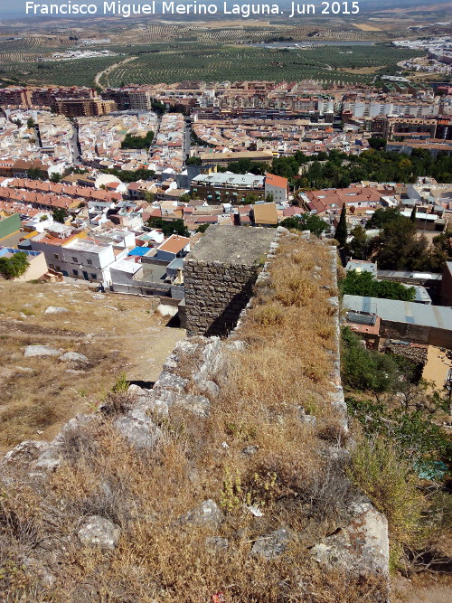 Muralla de Jan. Lienzo Norte XVIII - Muralla de Jan. Lienzo Norte XVIII. Adarve