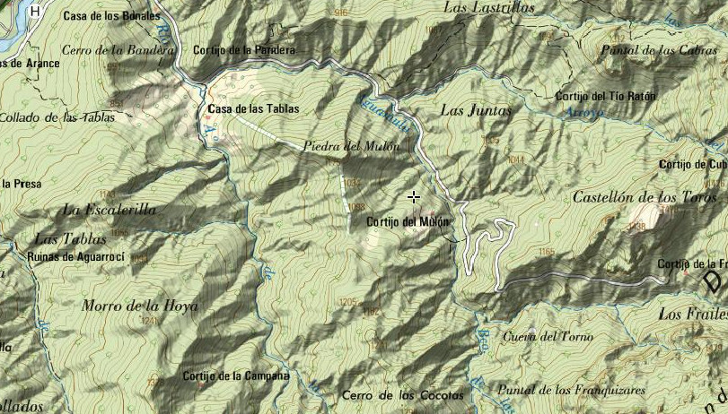 Cortijo del Muln - Cortijo del Muln. Mapa