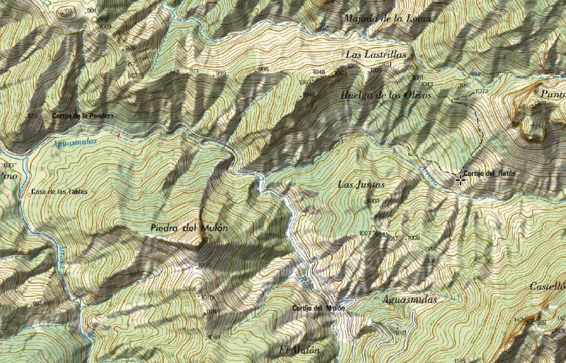 Casas Cueva del T�o Rat�n - Casas Cueva del T�o Rat�n. Mapa