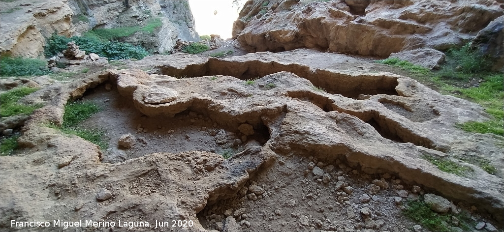 Cueva de las Grajas - Cueva de las Grajas. Gours