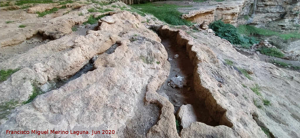 Cueva de las Grajas - Cueva de las Grajas. Gours