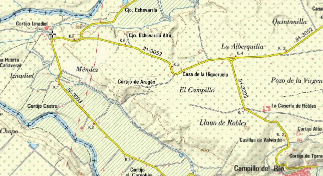 Cortijo de Iznadiel - Cortijo de Iznadiel. Mapa