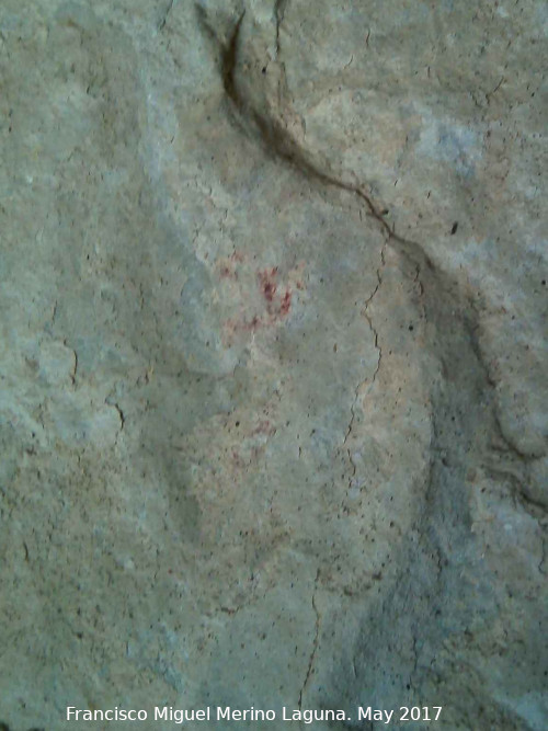 Pinturas rupestres de la Llana III - Pinturas rupestres de la Llana III. Figura imprecisa indita