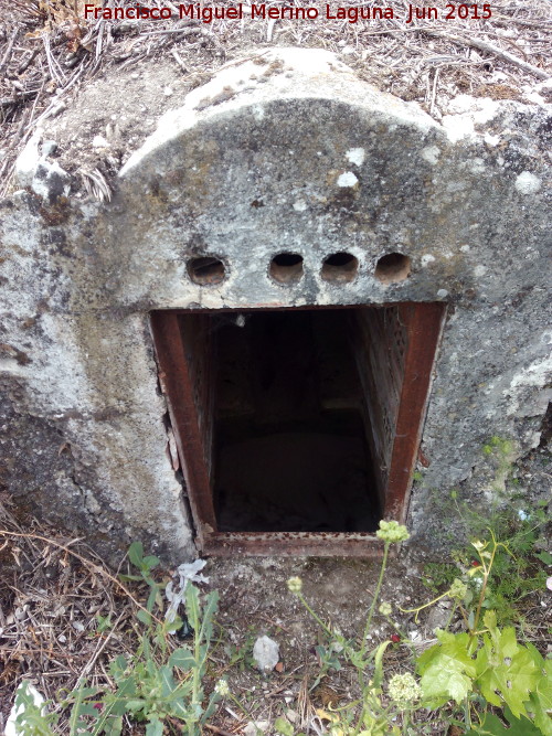 Mina de agua del Pilar de los Potros - Mina de agua del Pilar de los Potros. Puerta de entrada